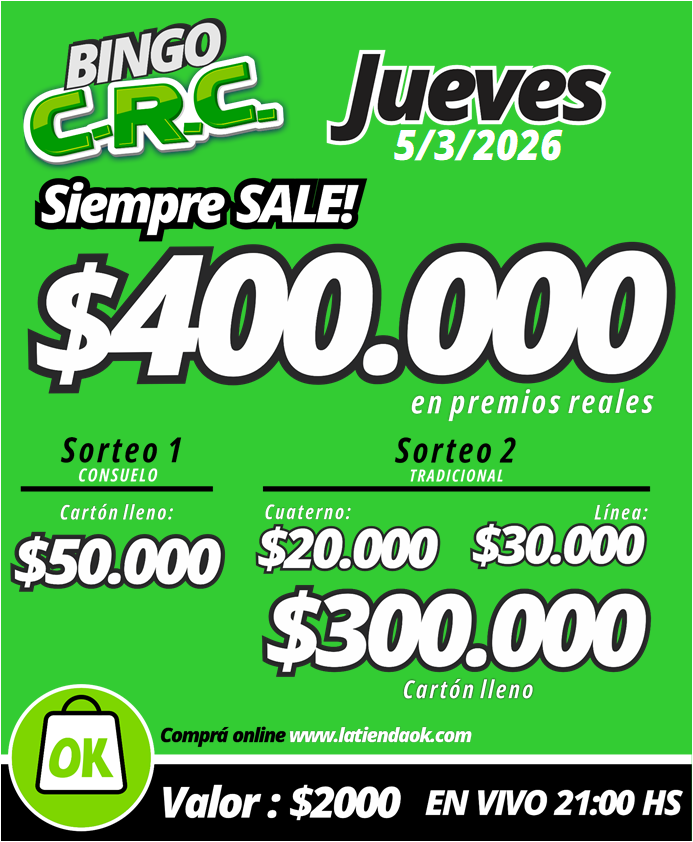 Bingo CRC - Imagen 3