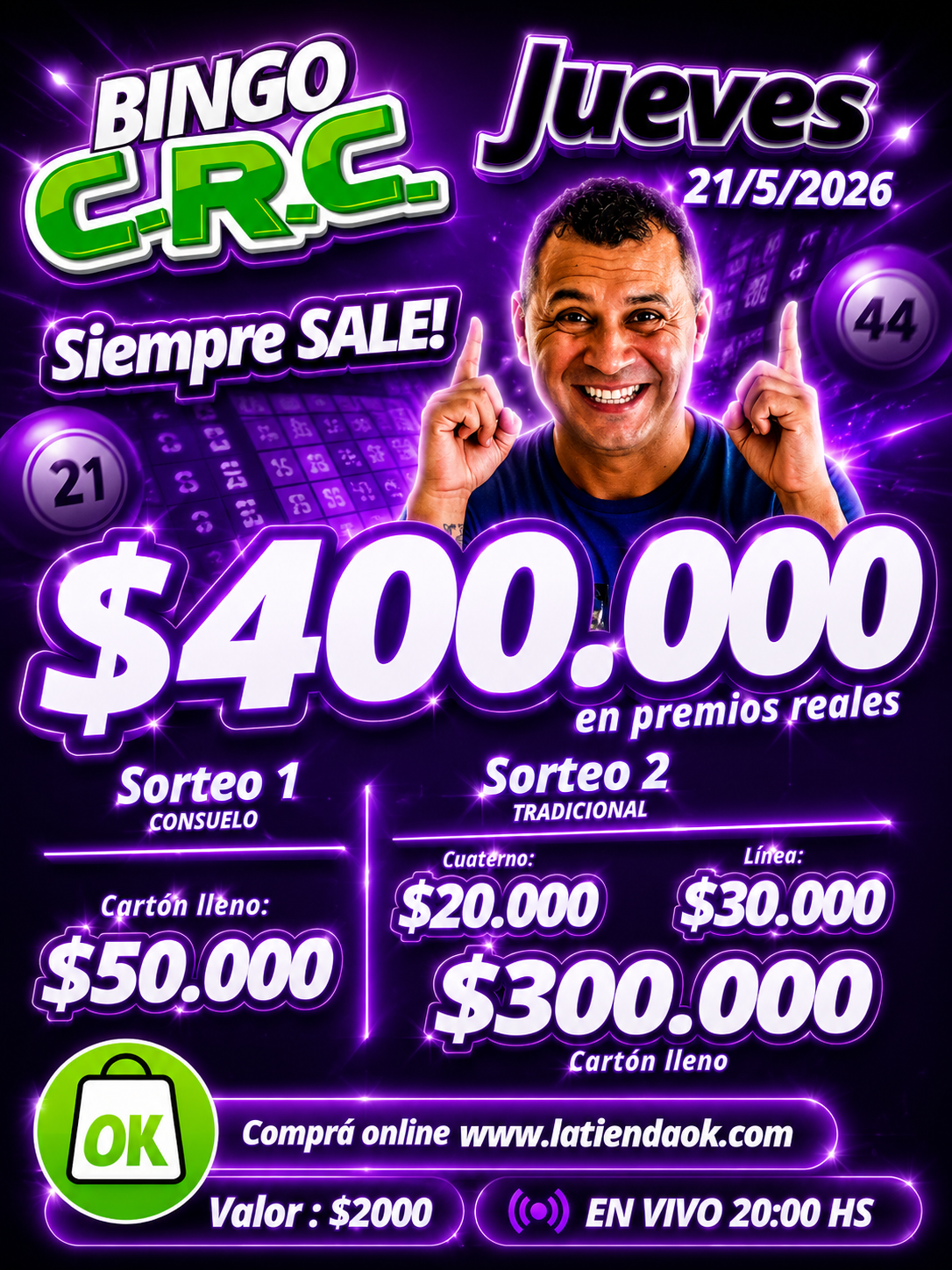 Bingo CRC - Imagen 2